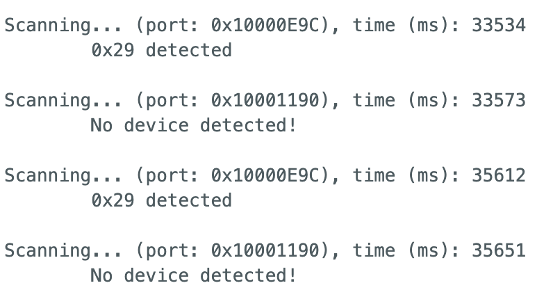 Scan I2C